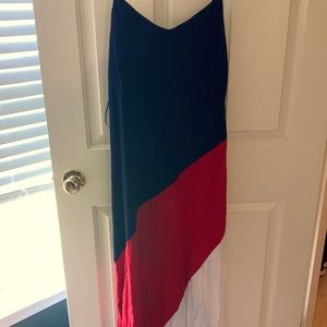Maxi Tommy Hilfiger red, white & blue dress